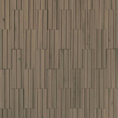 Wall -  Inceptiv - Parallels in Smoke Hardwood