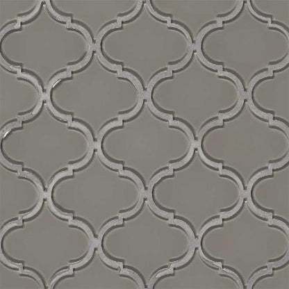 Pebble in Arabesque Glass Tile