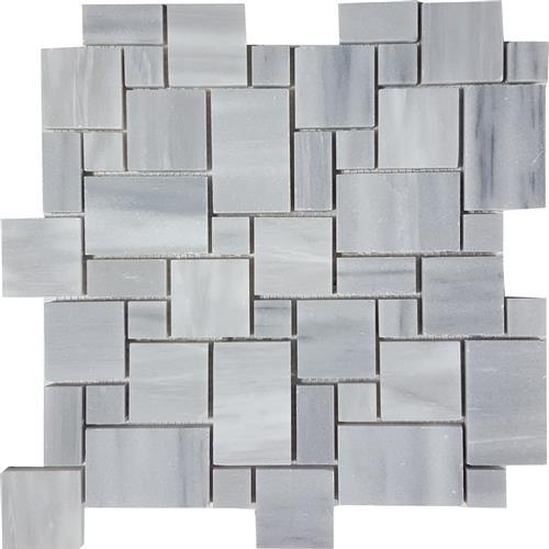 Cirrus Dolomiti in Brushd Mini Versailles Mosaic Natural Stone