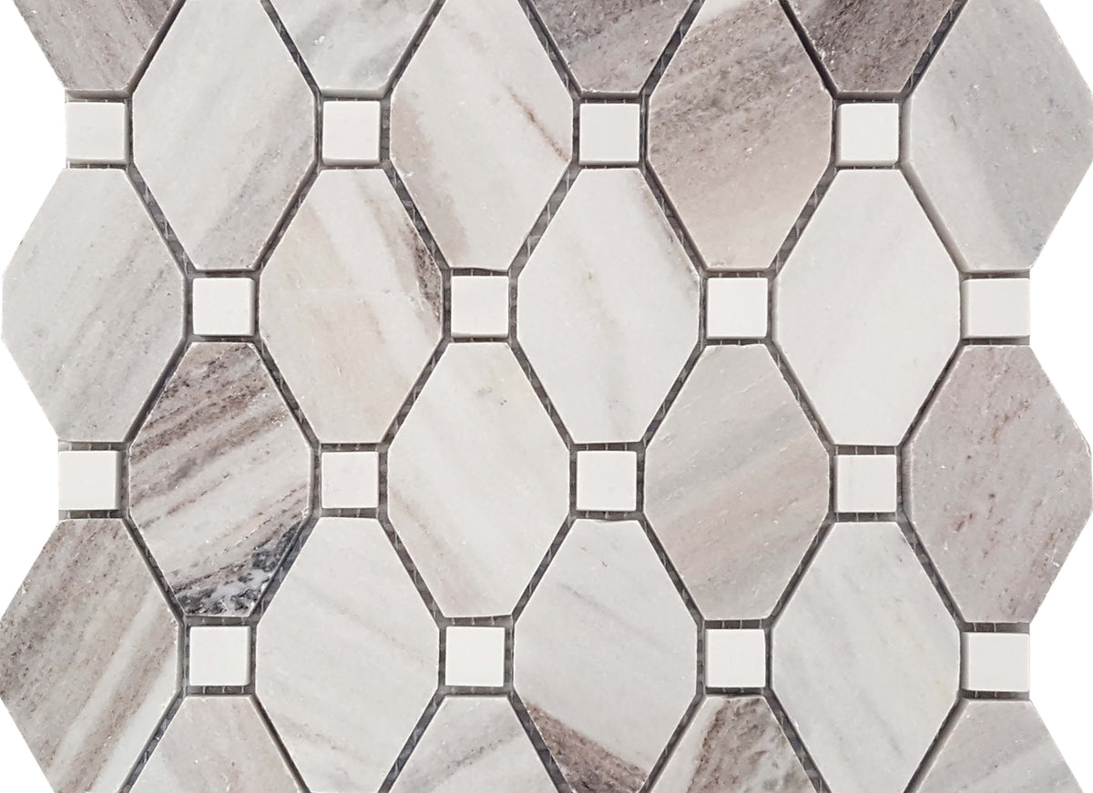 Skyline in Brushed Elongated Hexagon