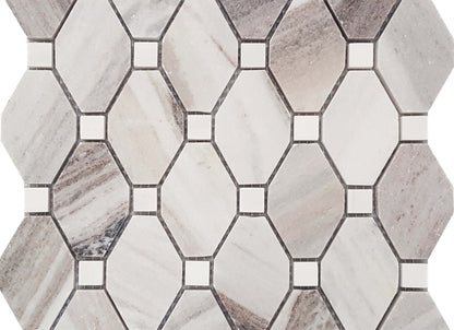 Skyline in Brushed Elongated Hexagon