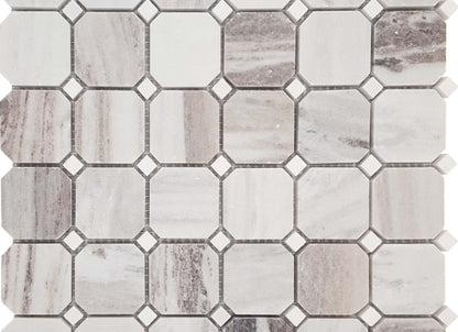 Skyline in Brushed Octagon Mosaic