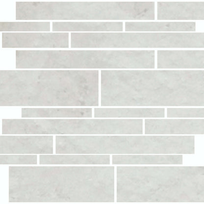 Imperial Pearl in Polished Staggered Mosaic Natural Stone