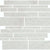 Imperial Pearl in Polished Staggered Mosaic Natural Stone