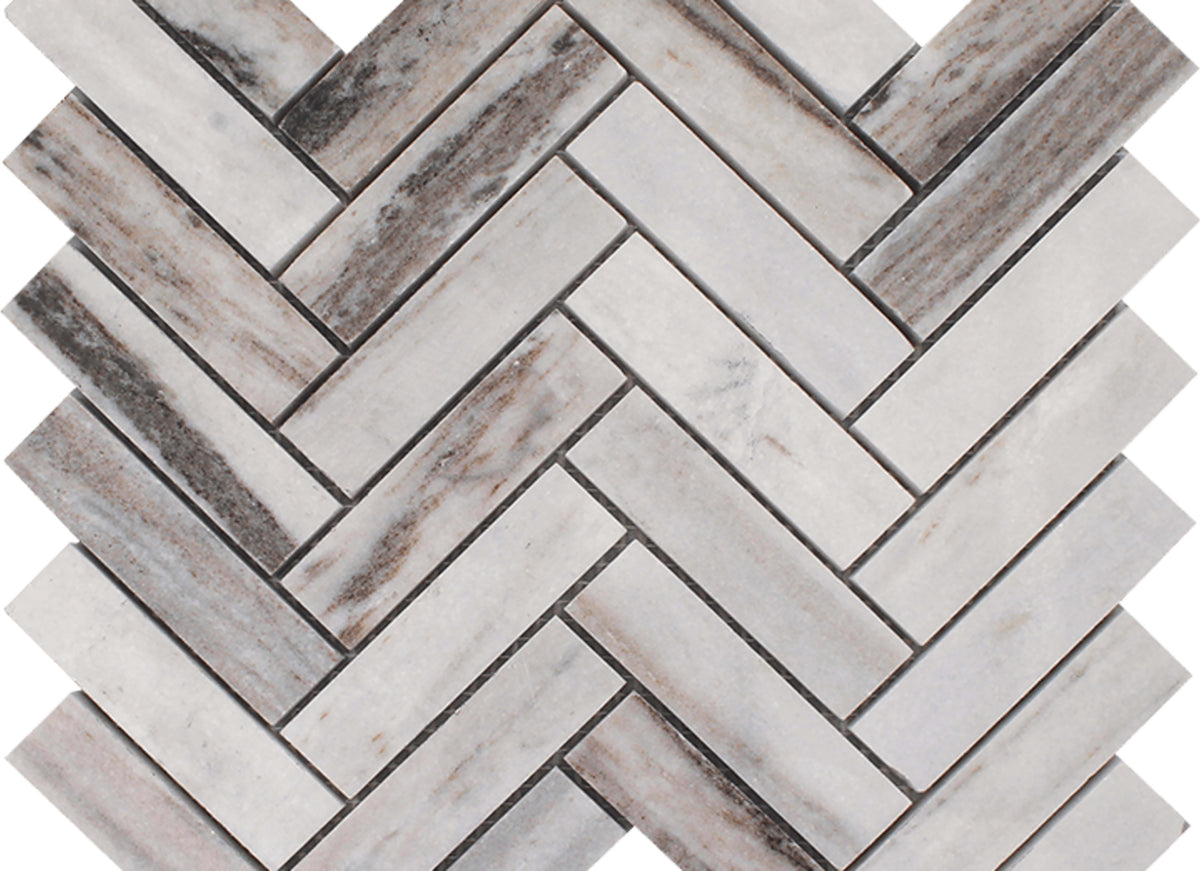 Skyline in Polised Herringbone Mosaic