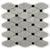 Stella in White Carrara With Black Dot Natural Stone