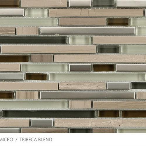 Stone, Glass & Metal Micro in Tribeca Blend Glass Tile