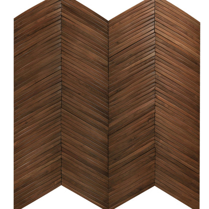 Wall -  Inceptiv - Ark Chevron in Stout Hardwood