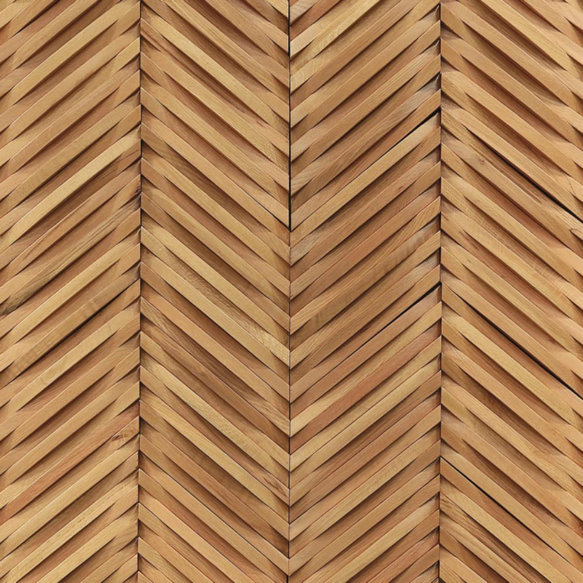 Wall -  Inceptiv - Curva Chevron in Sand Hardwood