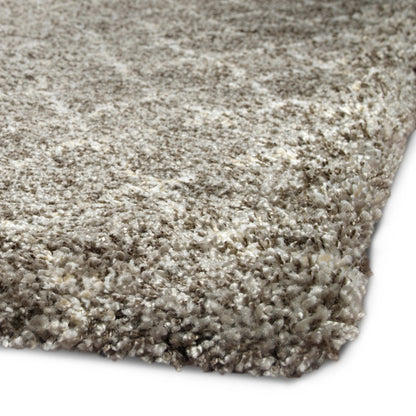 Fab Shag Diamond Rug in Stone Carpet