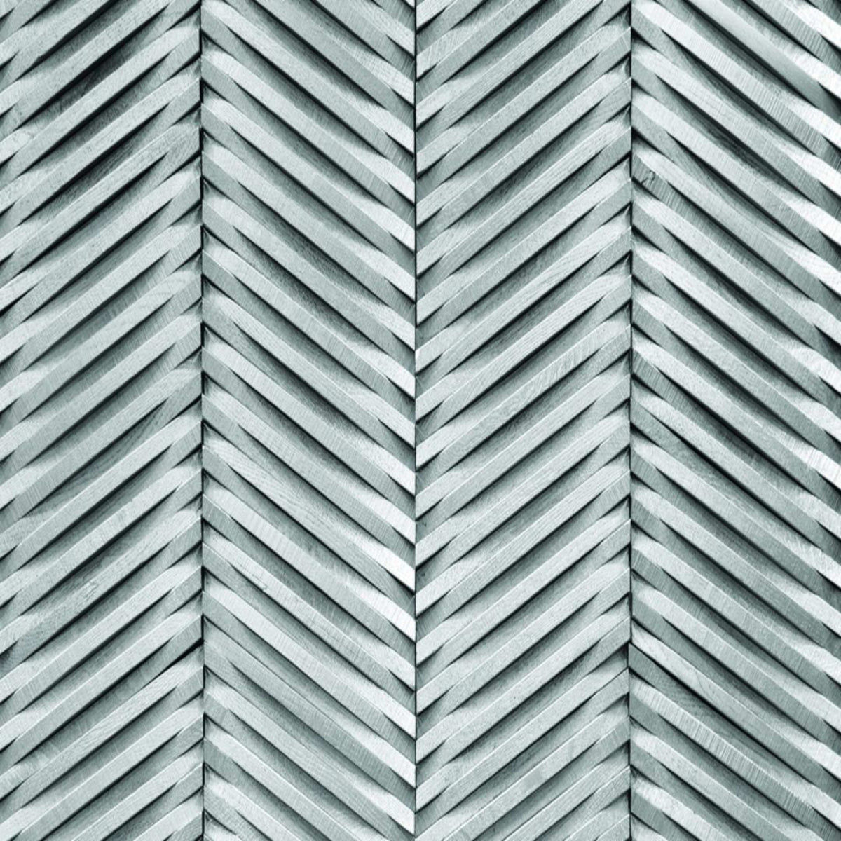 Wall -  Inceptiv - Curva Chevron in Silver Hardwood