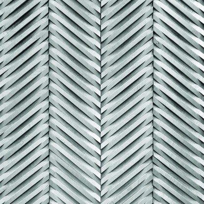 Wall -  Inceptiv - Curva Chevron in Silver Hardwood