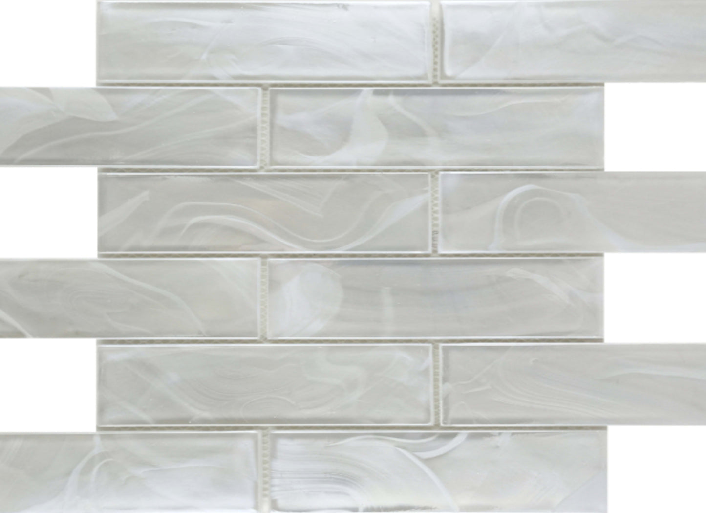 Splash in White / 2" X 4" Beveled