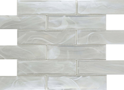 Splash in White / 2" X 4" Beveled