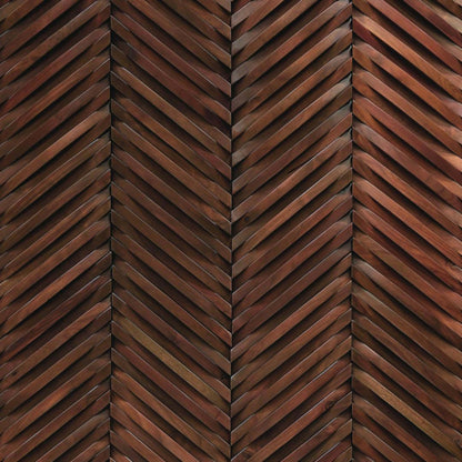 Wall -  Inceptiv - Curva Chevron in Stout Hardwood