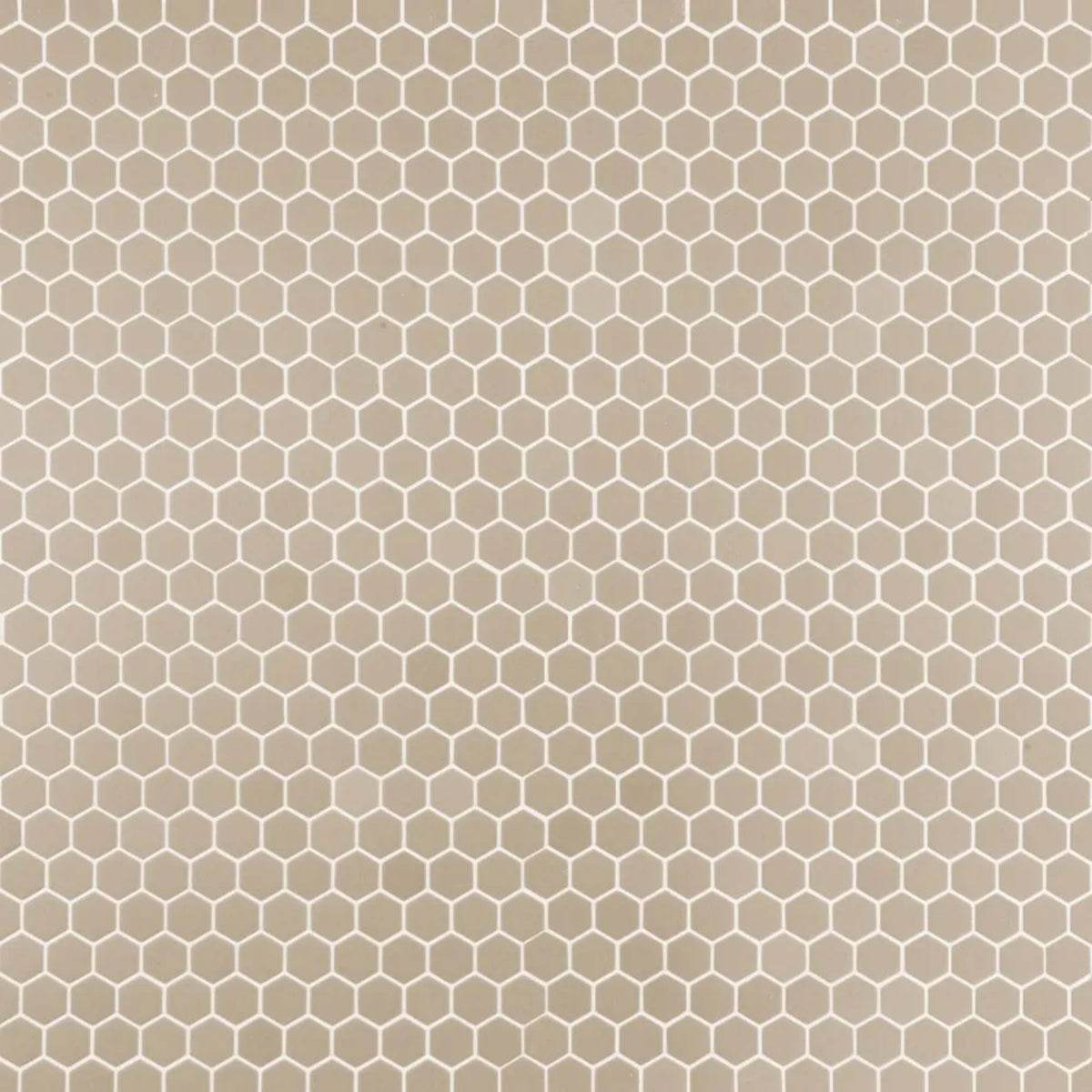 Strut Mosaic in Taupe Glass Tile
