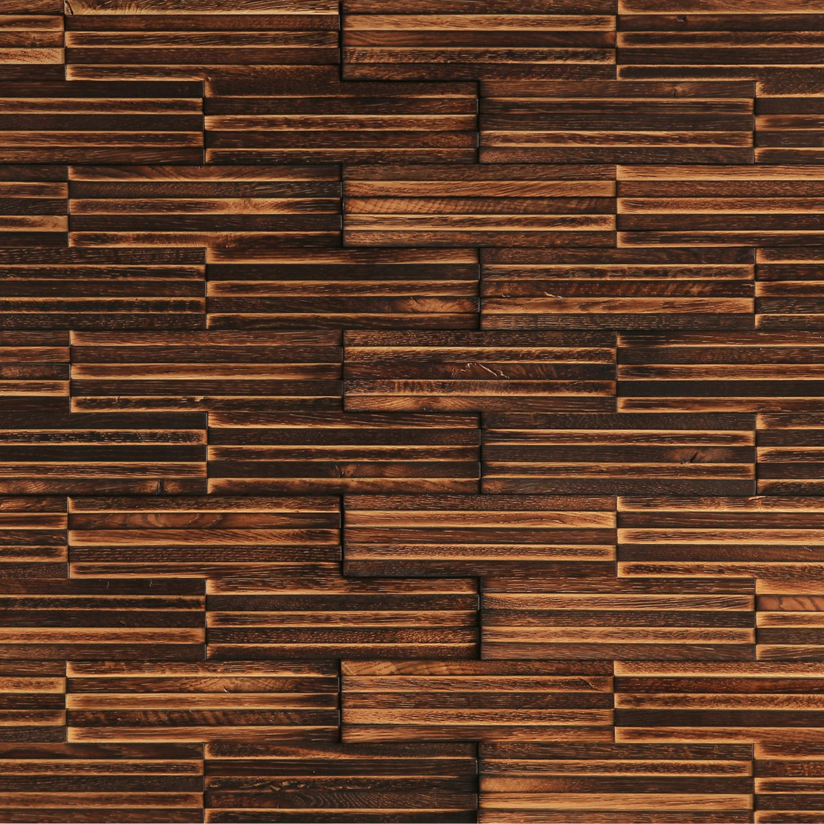 Wall -  Inceptiv - Parallels in Tabak Hardwood