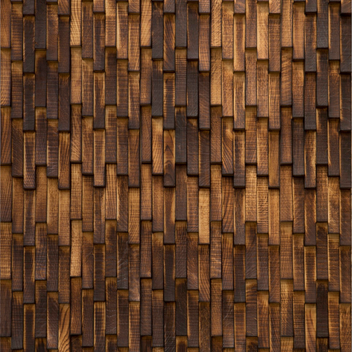 Wall -  Inceptiv - Wave in Tabak Hardwood