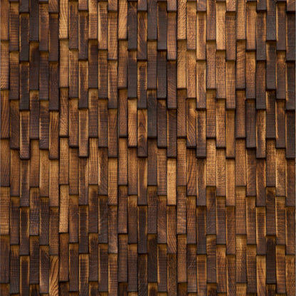 Wall -  Inceptiv - Wave in Tabak Hardwood