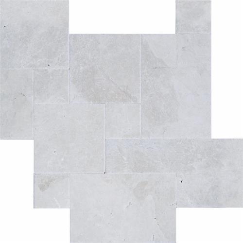 Chateaux in Square-Edged Brushed 4x8 Natural Stone