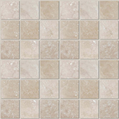 Crema in Honed & Filled Tile Mosaic Natural Stone