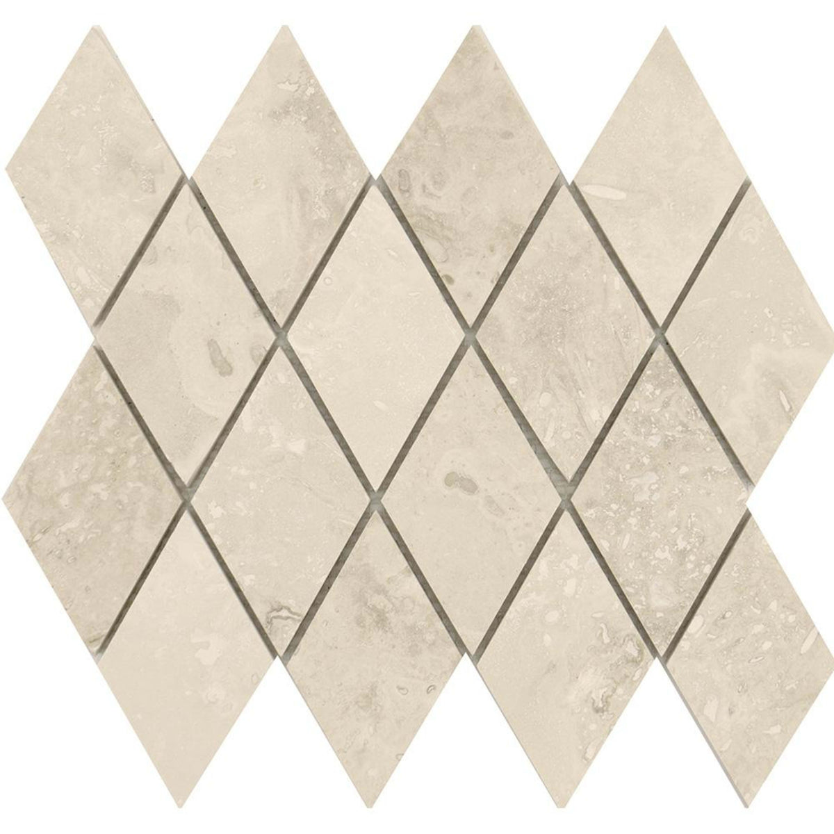 Crema in Honed & Filled Rhombo Mosaic Natural Stone