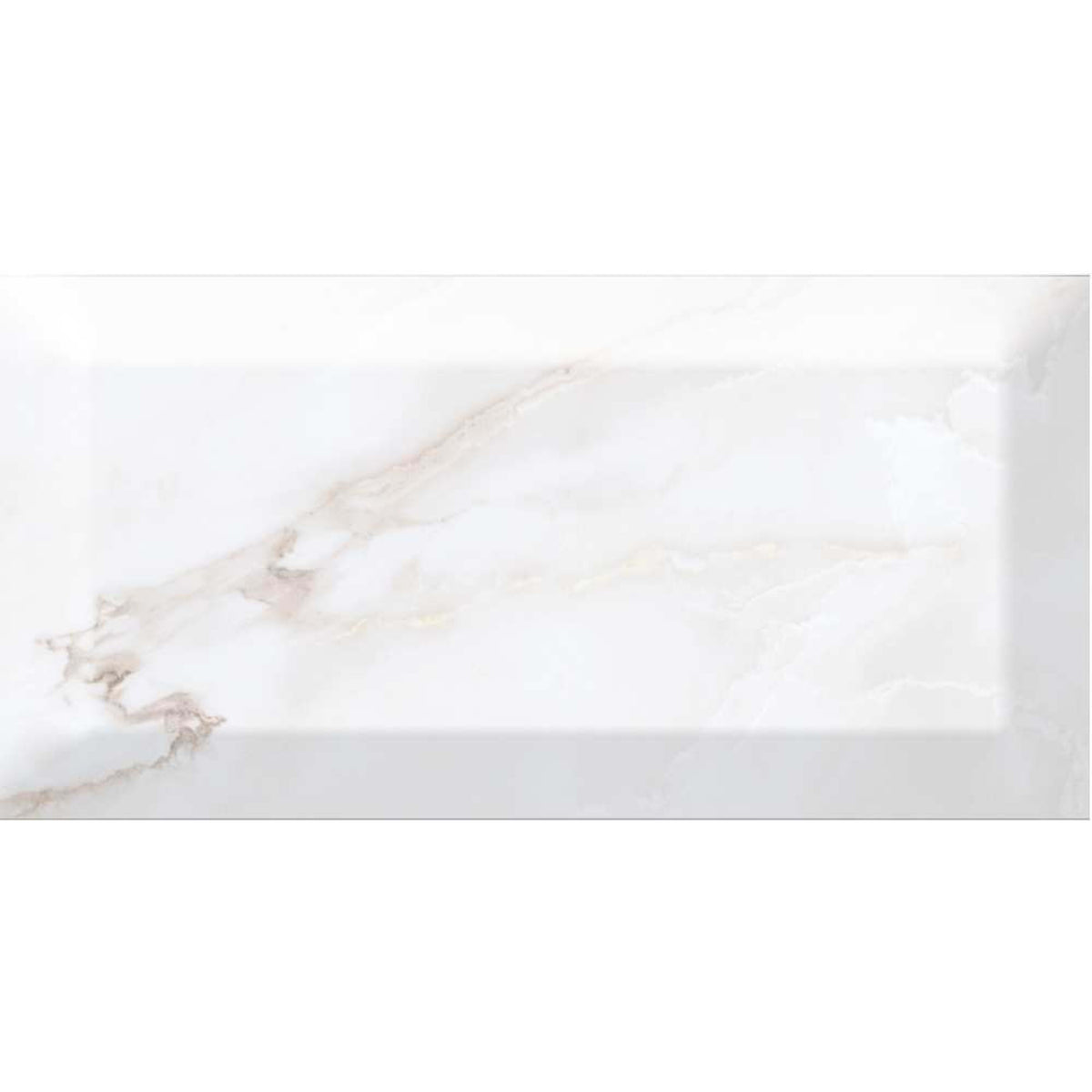 Calacatta in White 4x8 Tile