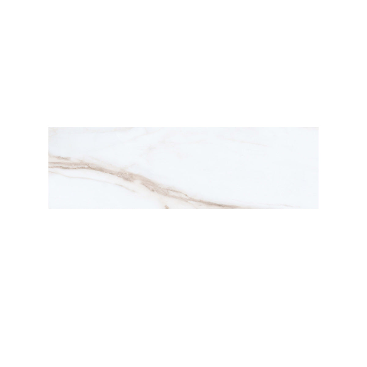 Calacatta in White 4x13 Tile