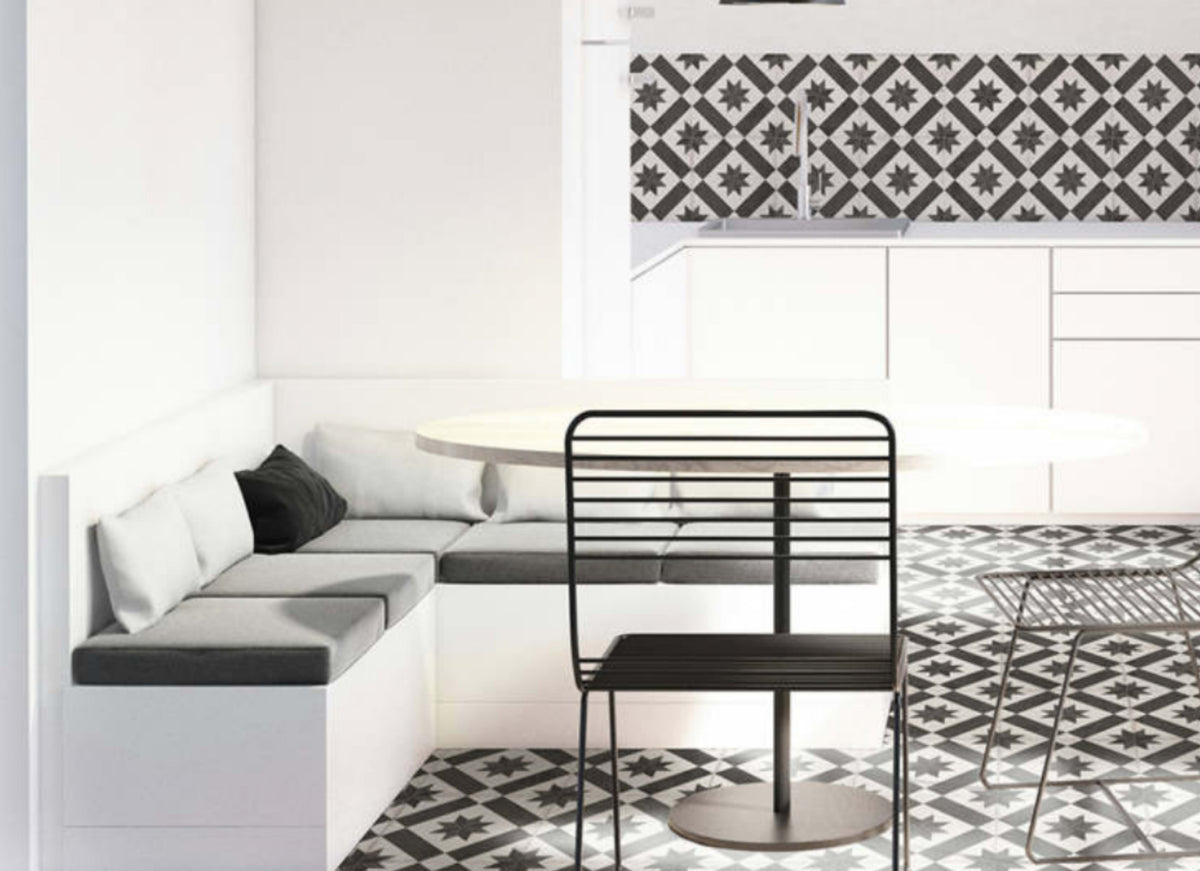Chevron in White