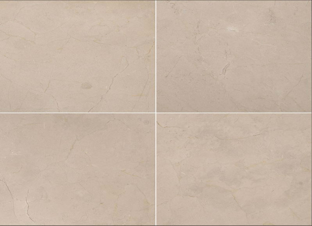 Crema Marfil in Beige 12x12