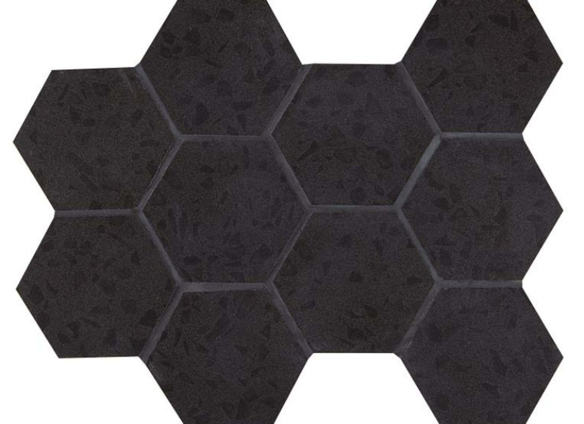 Terrazo in Black Hex