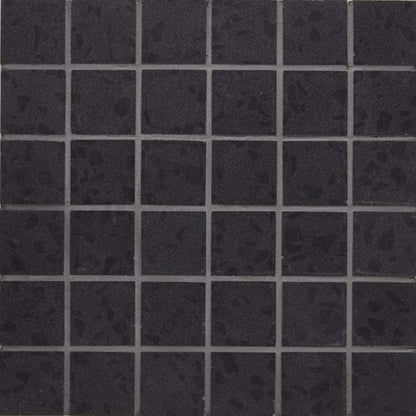 Terrazo in Black Mosaic Tile