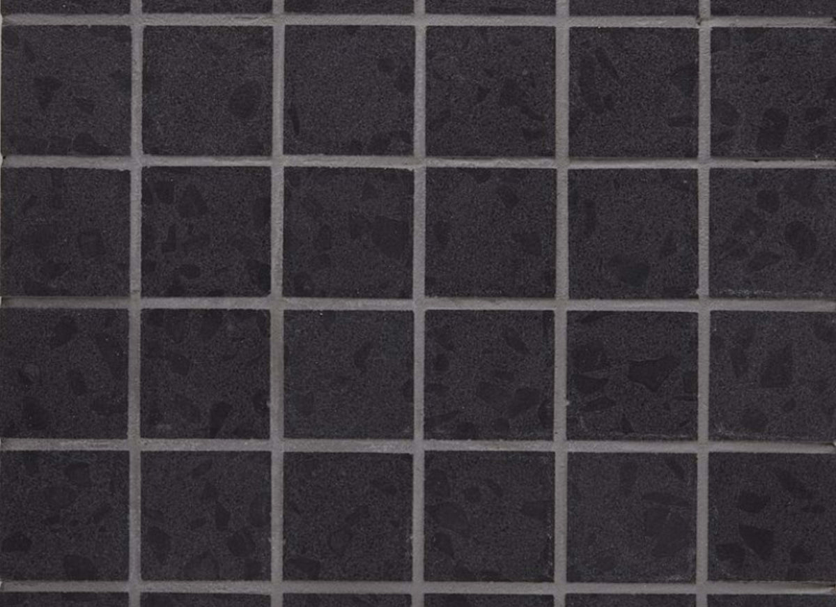 Terrazo in Black Mosaic