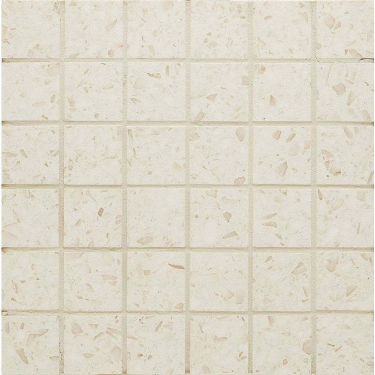 Terrazo in Cream Mosaic Tile