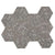 Terrazo in Grey Hex Tile