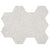 Terrazo in White Hex Tile