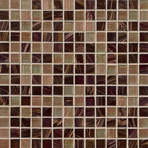 Treasure Trail in Iridescent Glass Glass Tile