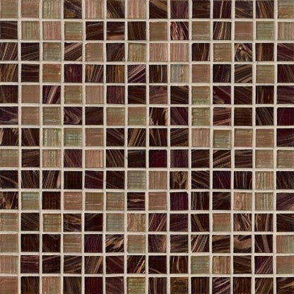 Treasure Trail in Iridescent Glass Glass Tile