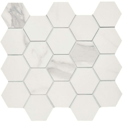 Themar in Statuario V Hex Tile