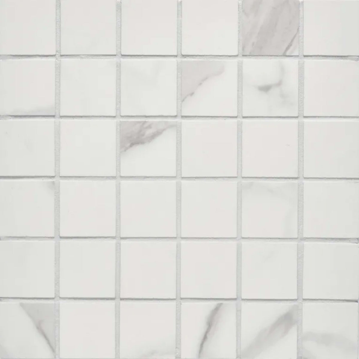 Themar in Statuario V Mosaic Tile