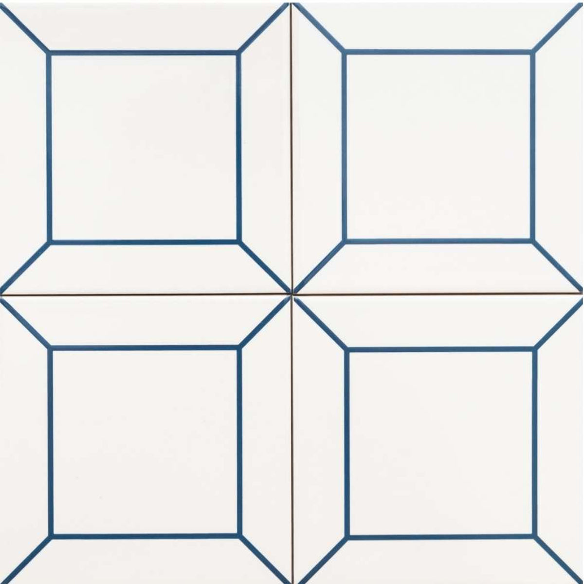 Kenzo Decor in Frame Blue Tile