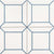Kenzo Decor in Frame Blue Tile