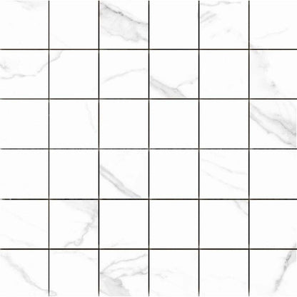 Naos in White 2x2 Tile