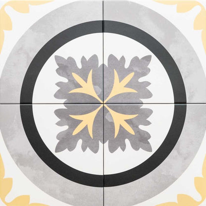 Ornamental in Mustard Tile