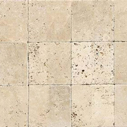 Travertine in Ivory Classico Rectangle Natural Stone