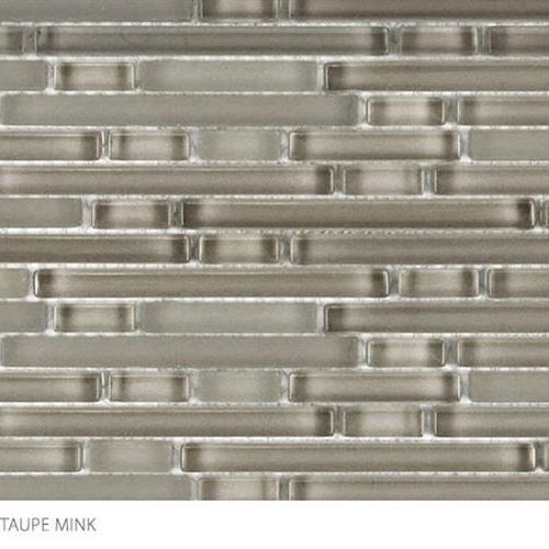 Translucent Micro in Taupe Mink Glass Tile
