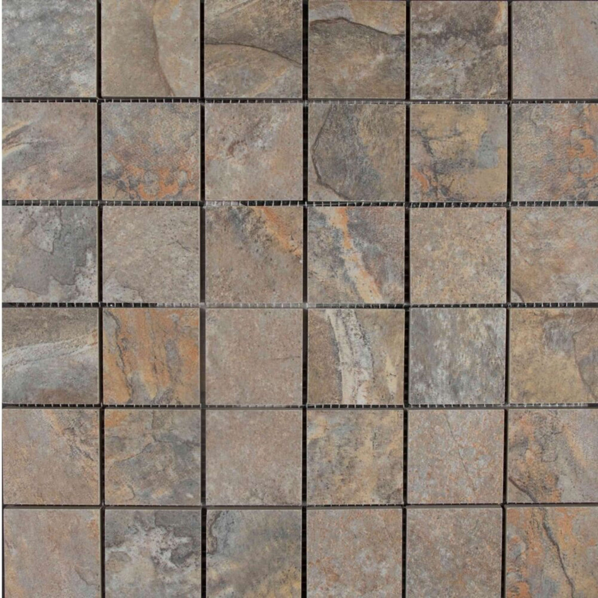 Romina in Grey Mosaic Tile