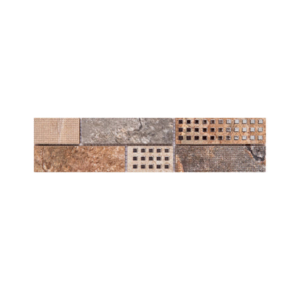 Romina in Multi Seta 2x10 Tile