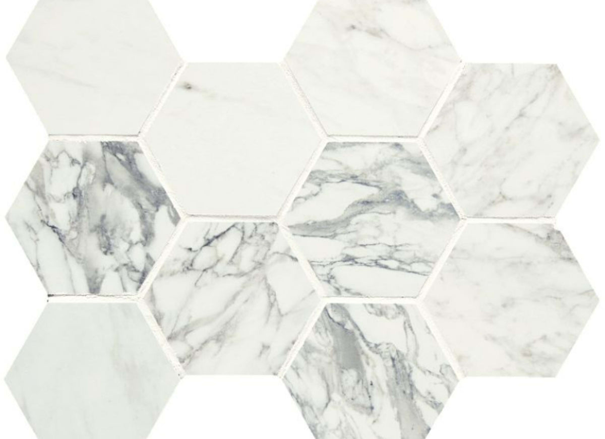 Tru Marmi in Arabescato Hex