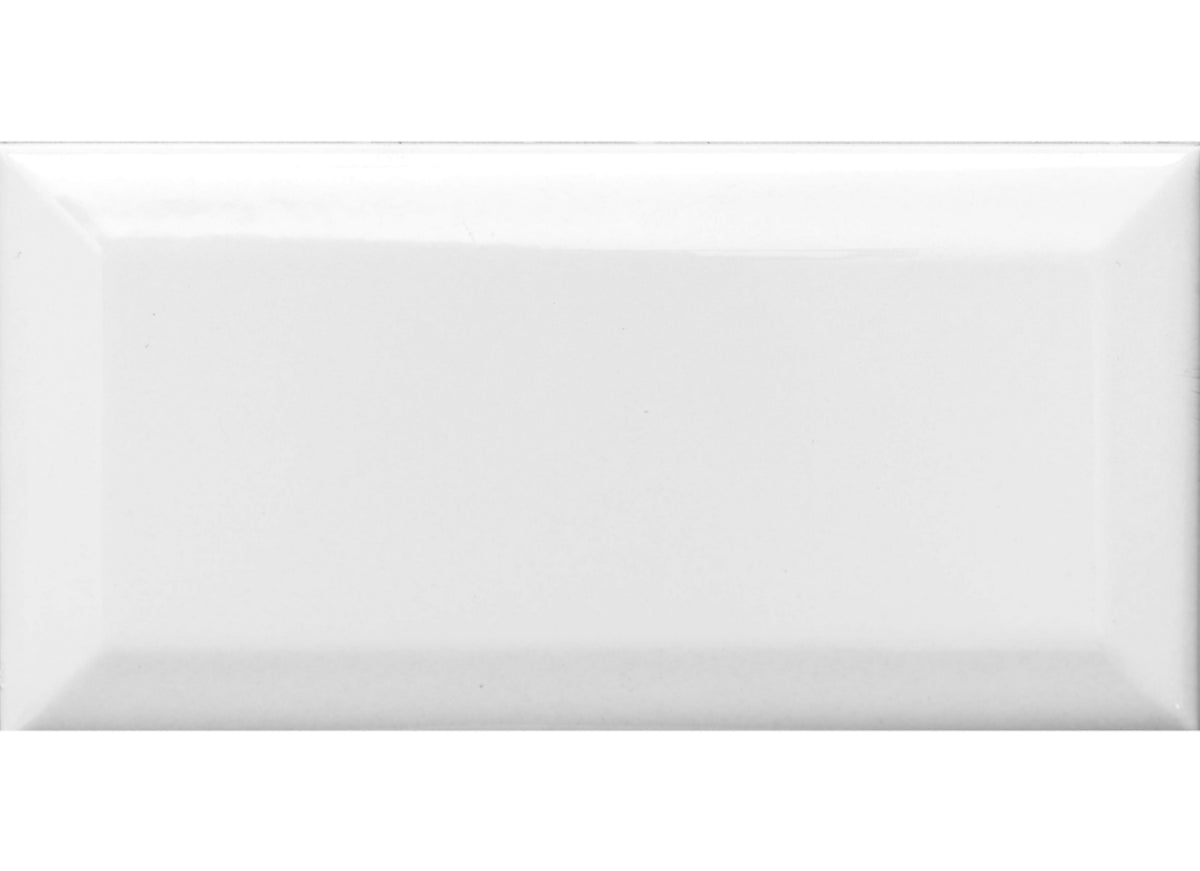 Simply Brilliant in White 3x6 Beveled